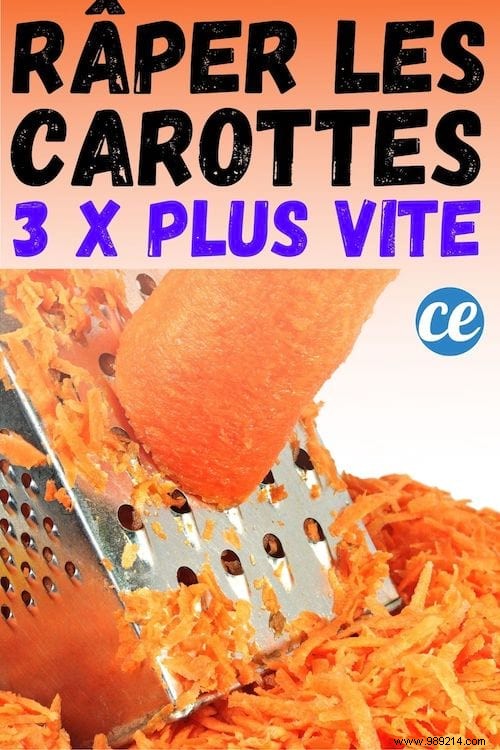 The Genius Trick To Grate Carrots 3 Times Faster. 