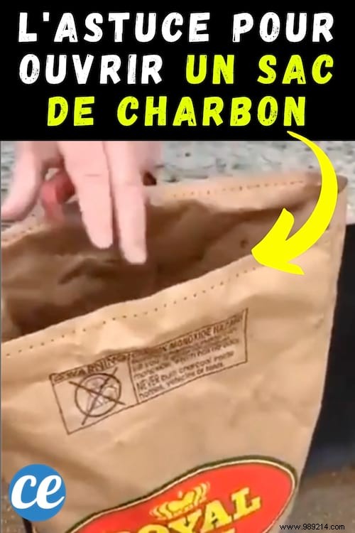 Trick to Open a Bag of Charcoal Cleanly (WITHOUT Tearing it). 
