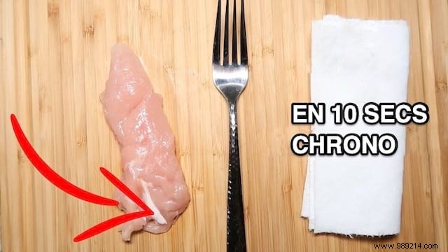 How to Remove Tendon from a Chicken Breast in 10 Seconds. 