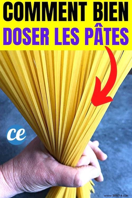 How Much Pasta Per Person? THE Trick For Dosing Them Well WITHOUT Scales. 