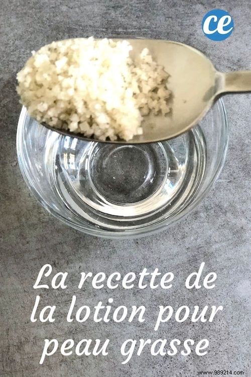 My Homemade Salt Water Lotion For Oily Skin. 