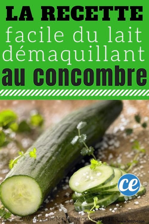 The Easy Recipe for Cucumber Cleansing Milk ready in 10 min! 