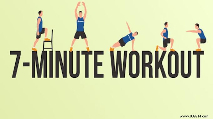 7 Minute Workout Method or How to Get in Shape in 7 Min of Exercises. 
