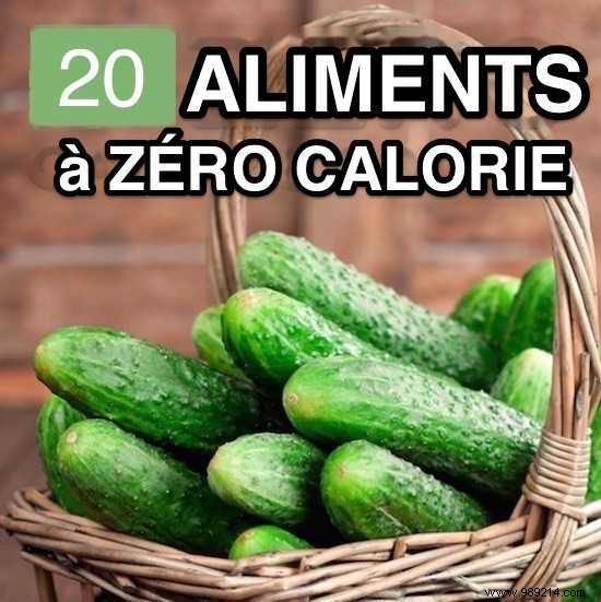 20 ZERO Calorie Foods To Help You Lose Weight. 