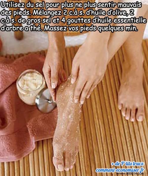 The Natural Tip To Stop Smelling Bad Feet. 