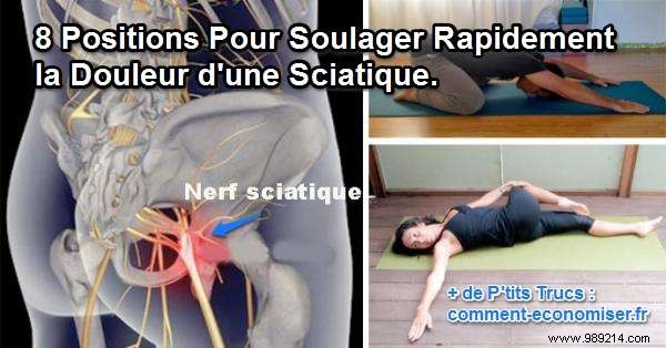 8 Positions To Relieve Sciatica Pain In Less Than 15 Min. 