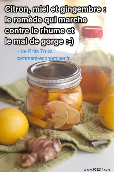 Lemon, Honey and Ginger:The Remedy That Works for Colds and Sore Throats. 