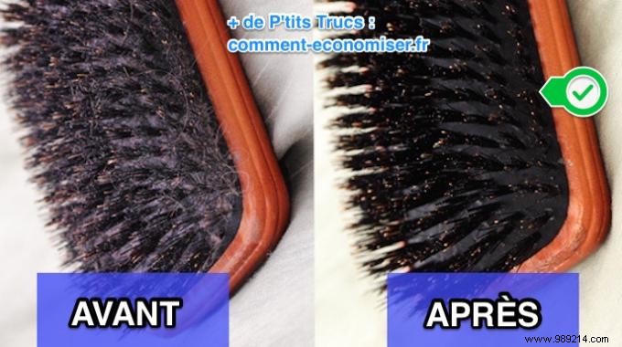 How to EASILY Clean and Disinfect a Greasy Hairbrush. 
