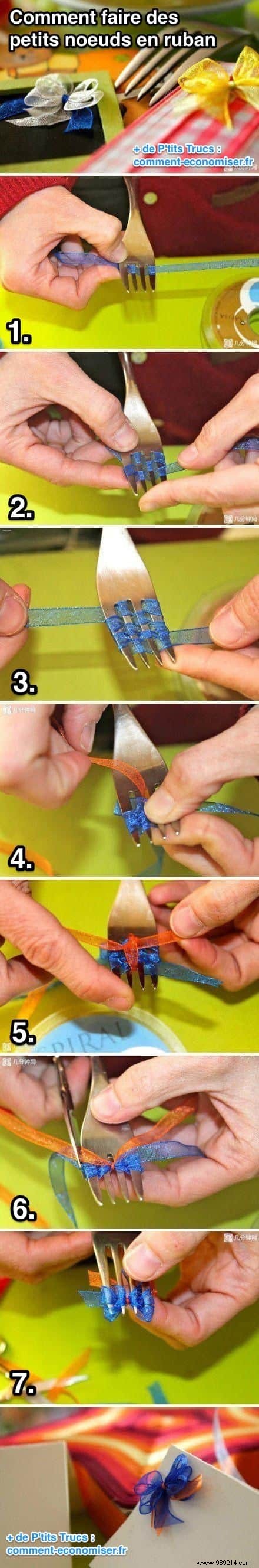 How to Make Pretty Little Ribbon Bows. 