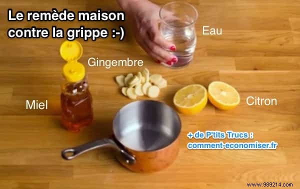 Against the Flu:The Miraculous Recipe for Grog with Ginger and Lemon. 