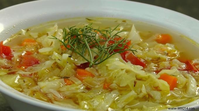 Tip for losing weight easily:a good cabbage soup. 