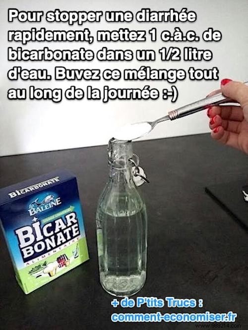 Bicarbonate, Your Ally To STOP Diarrhea Quickly. 
