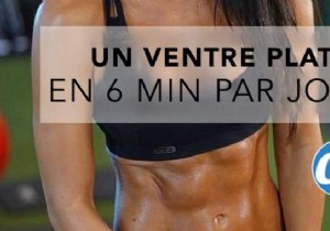 A Flat Belly and Muscular Abs in JUST 6 MIN (without equipment). 