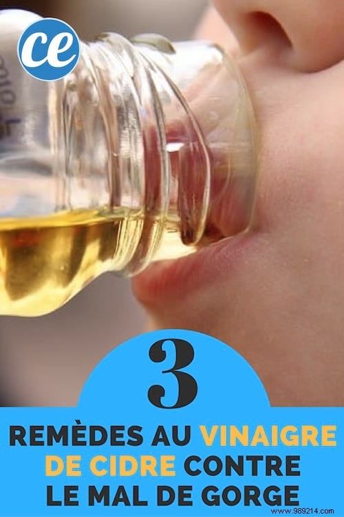 Sore throat ? Discover 3 Magical Apple Cider Vinegar Remedies. 