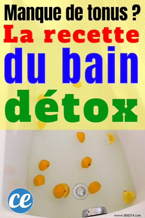 Tiredness ? The recipe for the Lemon Detox Bath to get back into shape. 