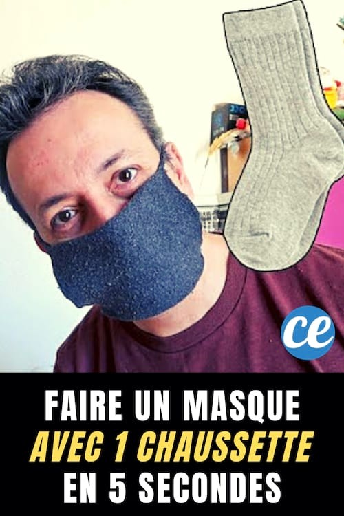 How I Make A Mask With A Sock In 5 Seconds. 