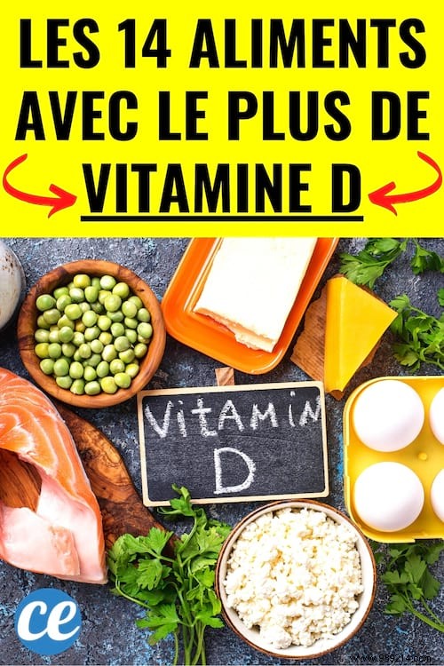Vitamin D:The 14 Foods That Contain The Most To Avoid Deficiencies. 