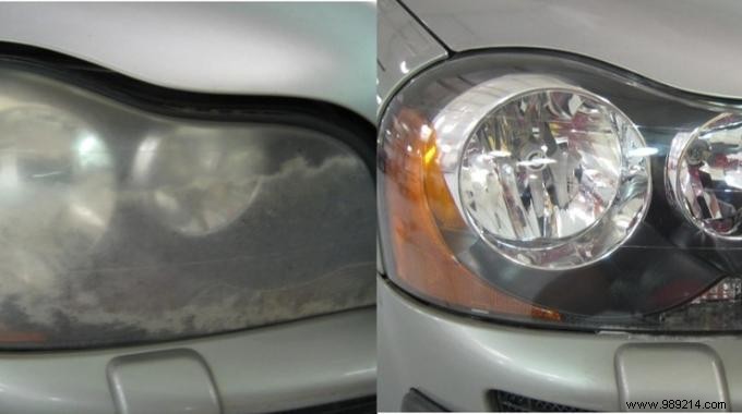Oxidized Car Headlights? Discover the technique that works to clean them. 