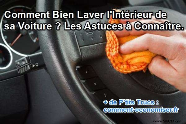 How to properly wash the interior of your car? Tips to Know. 