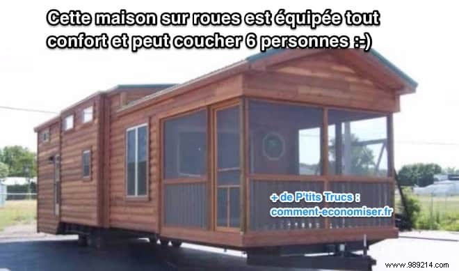 This House on Wheels Is Equipped With All Comforts and Can Sleep 6 People! 