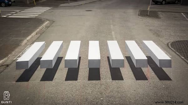 This Town in Iceland Paints 3D Crosswalks to Make Cars SLOW DOWN. 