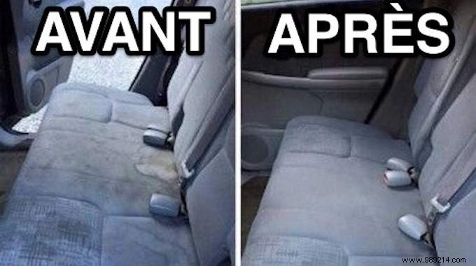 The Homemade Cleaner To Get Your Car Seats Brilliant Again. 