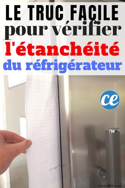 The Easy Trick To Regularly Check The Tightness Of The Refrigerator. 