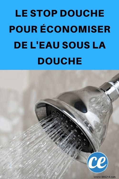 The Stop-Douche To Save Water In The Shower. 