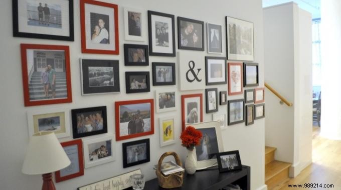 The Easy Way to Hang a Photo Gallery on a Wall. 