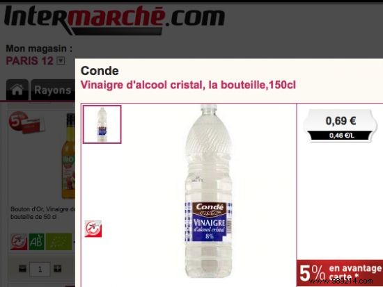 Price of White Vinegar:Our Comparison By Supermarket. 