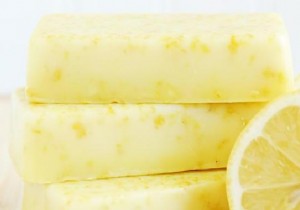 The Easy Homemade Lemon Soap Recipe. 