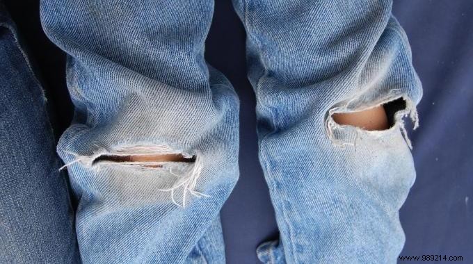How to Repair Worn or Torn Clothes Easily. 