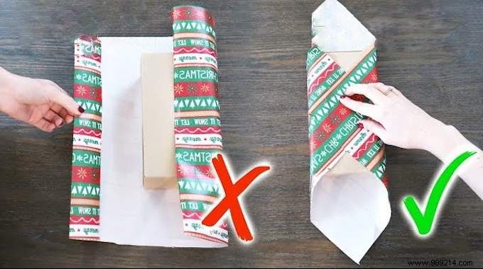 How to Wrap a Gift When the Wrapping Paper Is Too Small. 