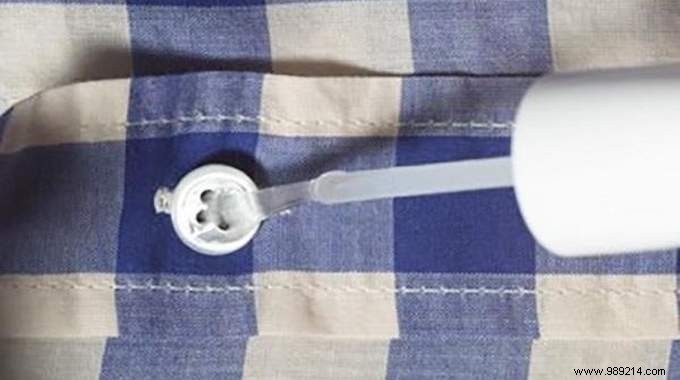 A Technique To Sew A Button More Securely. 