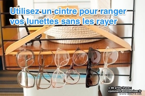 Finally a Clever Way to Store All Your Glasses Without Scratching Them. 