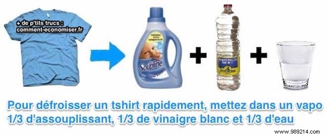 Smooth out your T-shirt Without Ironing it With this little Miraculous Trick. 