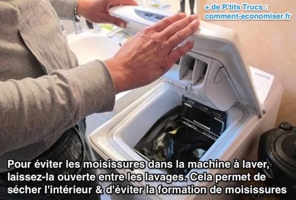 The Tip To Avoid Mold In The Washing Machine. 