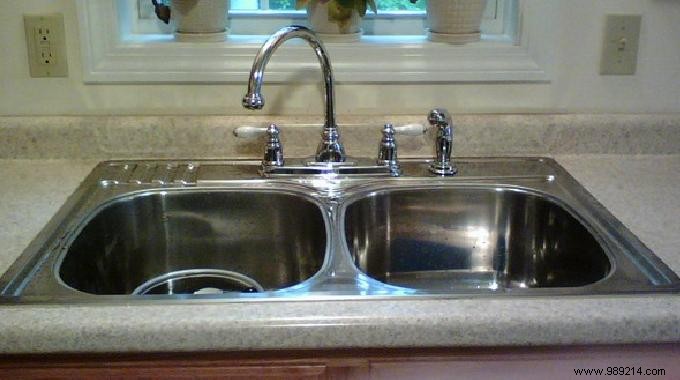 The Unstoppable Trick To Make A Stainless Steel Sink Shine. 