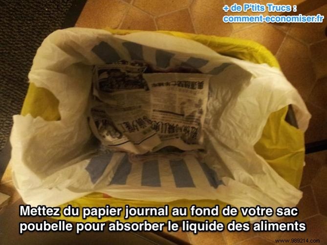 Your Trash Bag Will NEVER Sink On The Floor Again With This Trick. 