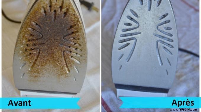 The Eco-Friendly Trick To Clean The Soleplate Of An Iron. 