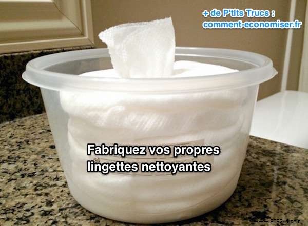 Make Your Own Cleansing Wipes:Easy and Economical! 