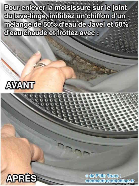 The Easy Way to Remove Mildew in the Washing Machine. 