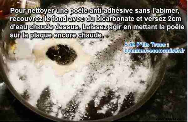 The Tip For Cleaning A Non-Stick Frying Pan WITHOUT Damaging It. 