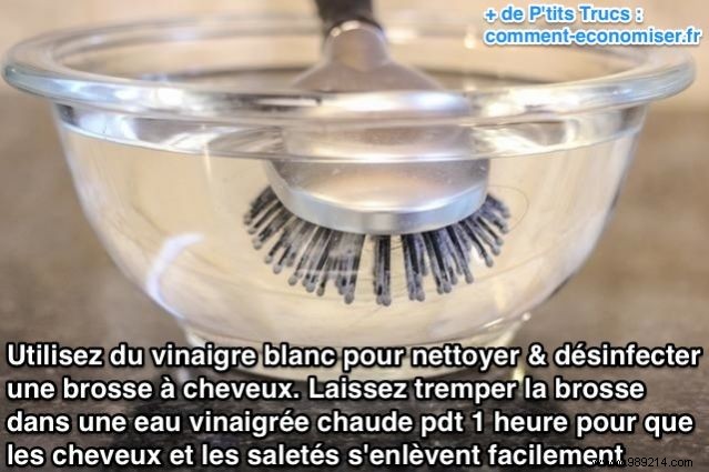 The Effective Trick To Clean A Greasy Hairbrush. 