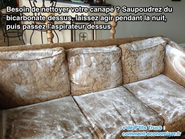 The Tip for Cleaning a Sofa EASILY. 