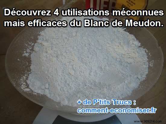 4 Uses of an Unknown but Effective Household Product:Blanc de Meudon. 