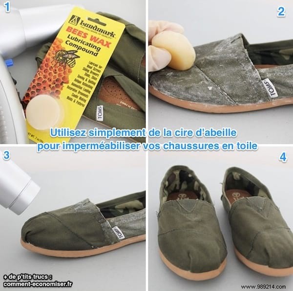 An Unknown Solution for Waterproofing your Canvas Shoes. 