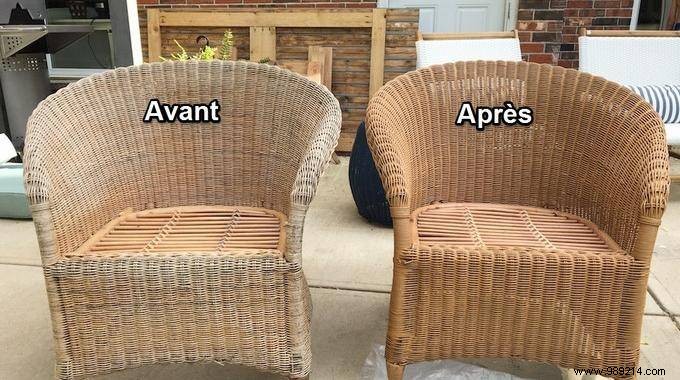 How to Clean and Maintain a Wicker Chair EASILY. 