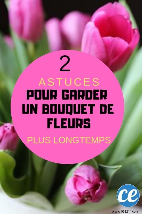 2 Tips to Keep a Bouquet of Flowers Longer. 