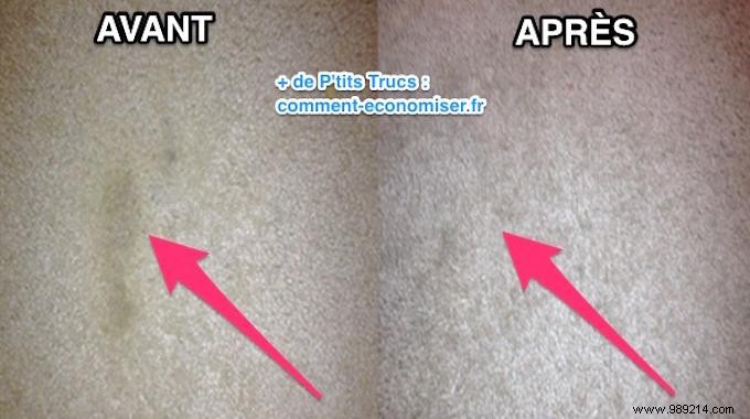 How to MAKE a Stain on the Carpet with White Vinegar. 